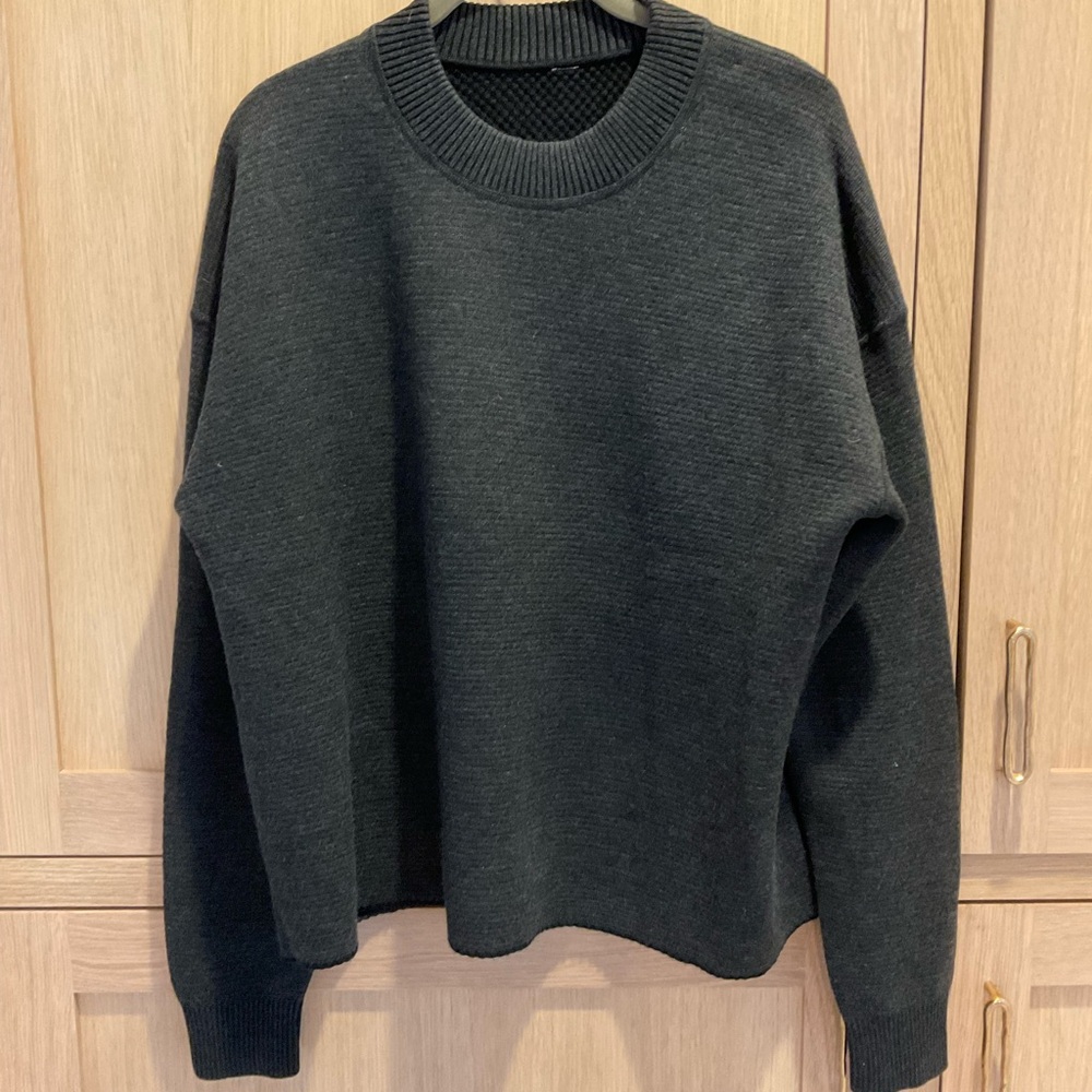 LULULEMON wool blend few neck sweater. Like new!